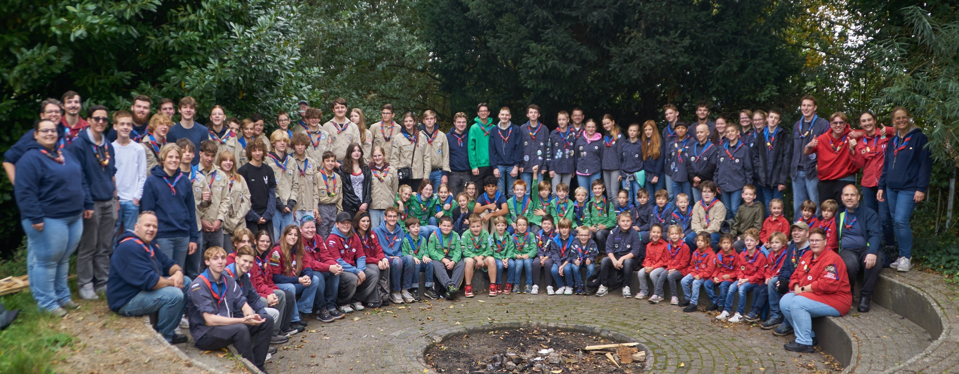 Groepsfoto Scouting SInt joris Breda 2021